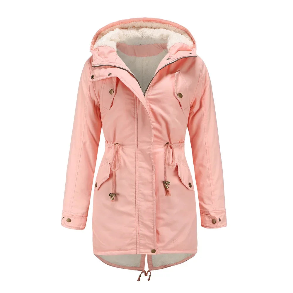 Lena Damen Winterparka: Flauschiges Fleecefutter, maximaler Wärmekomfort und Style