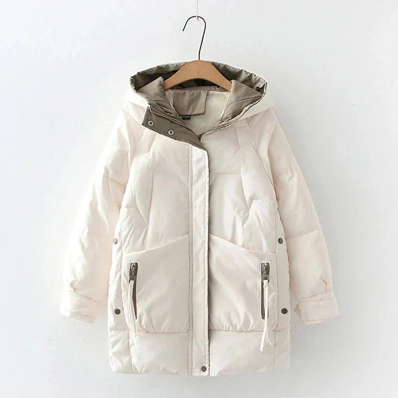 Krohn-e | Oversized Winter Baumwoll Daunenjacke