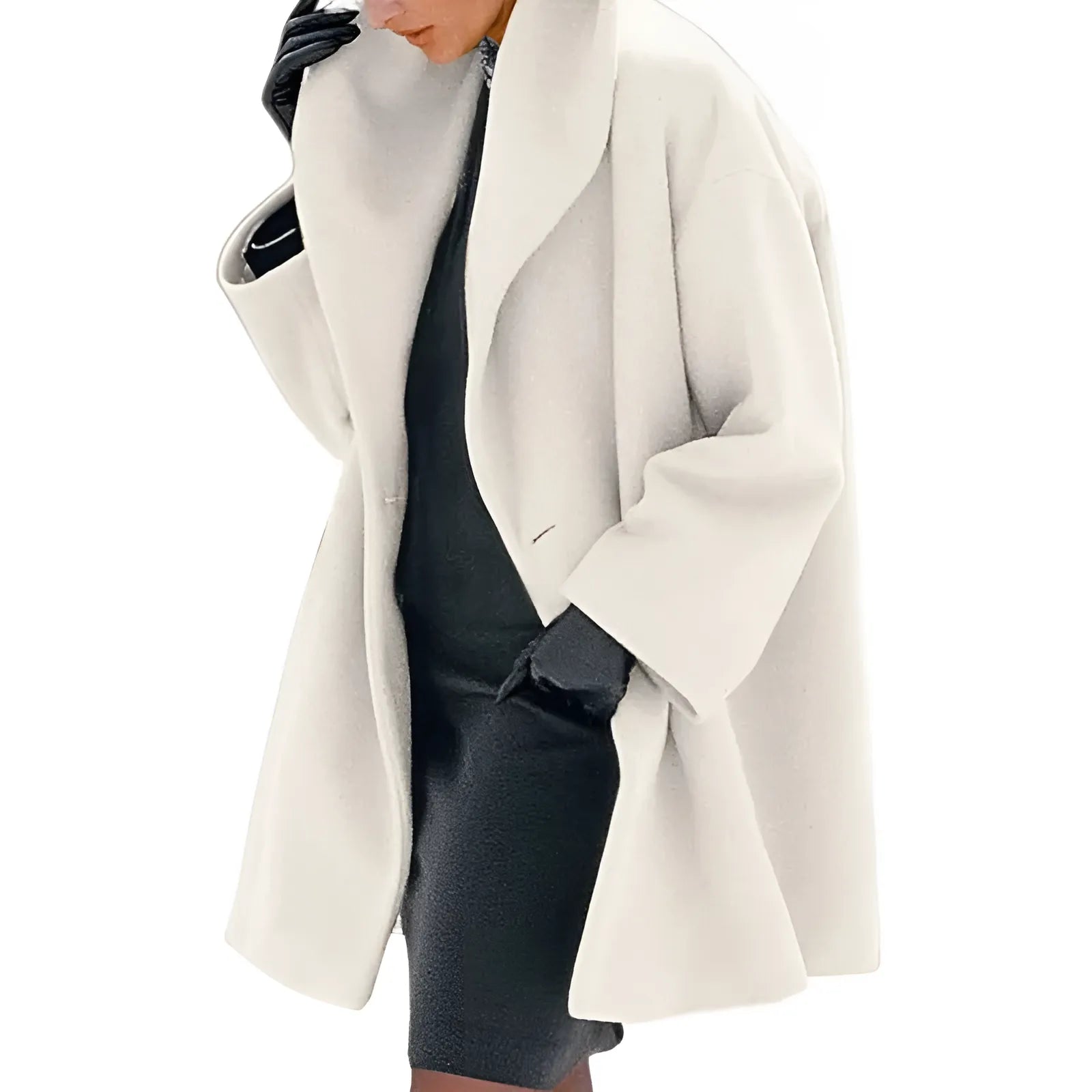 Krohn-e | Klassischer Trenchcoat mit Gürtel für Frauen