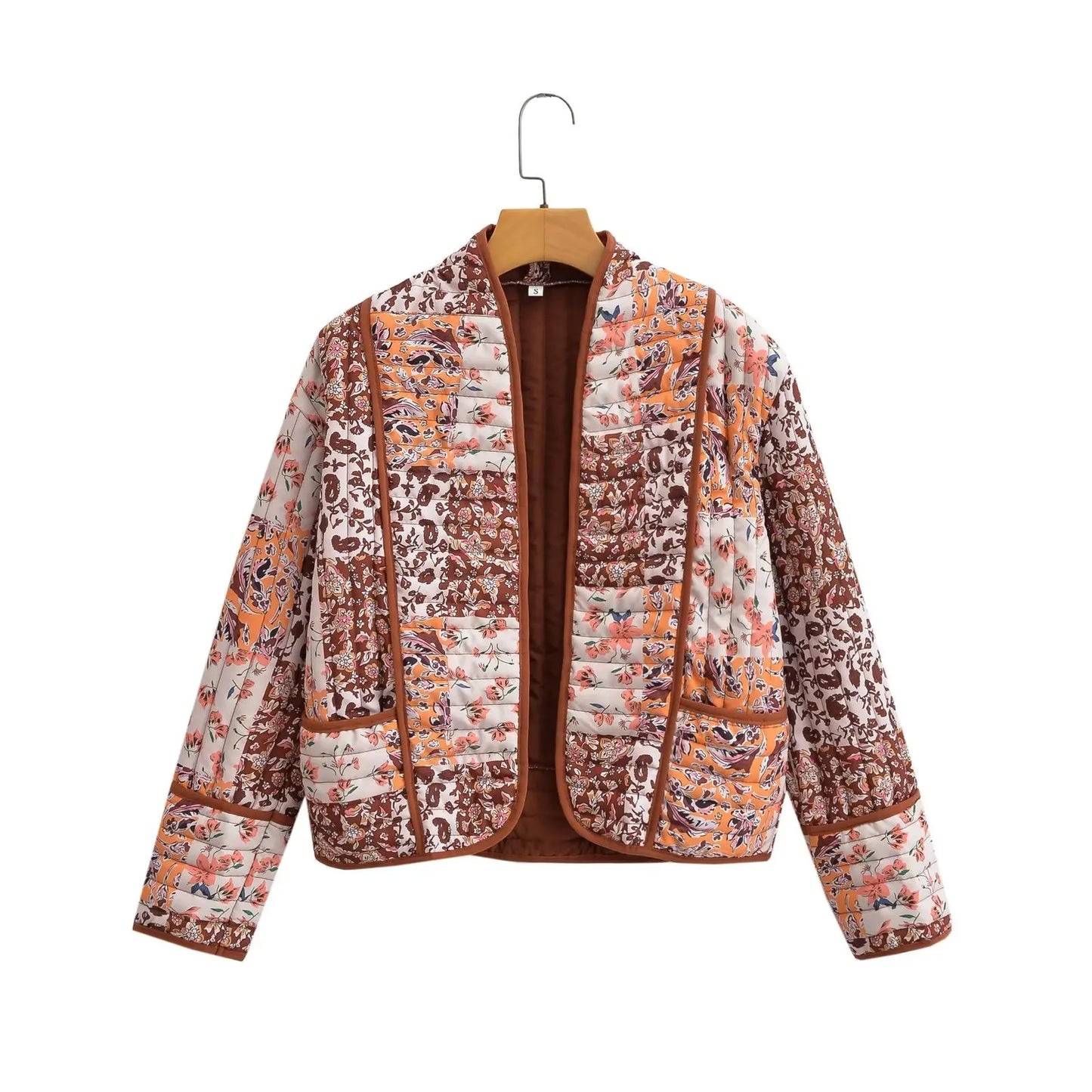 Krohn-e | Wintermantel mit Blumenmuster