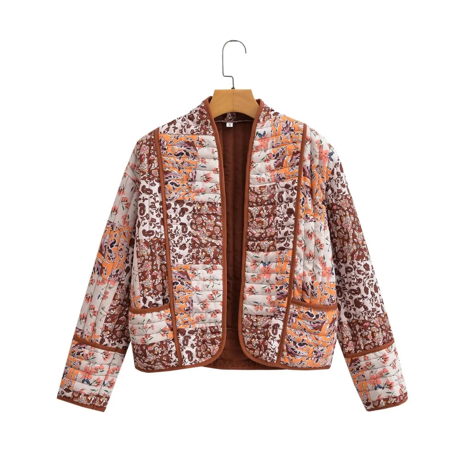 Krohn-e | Wintermantel mit Blumenmuster