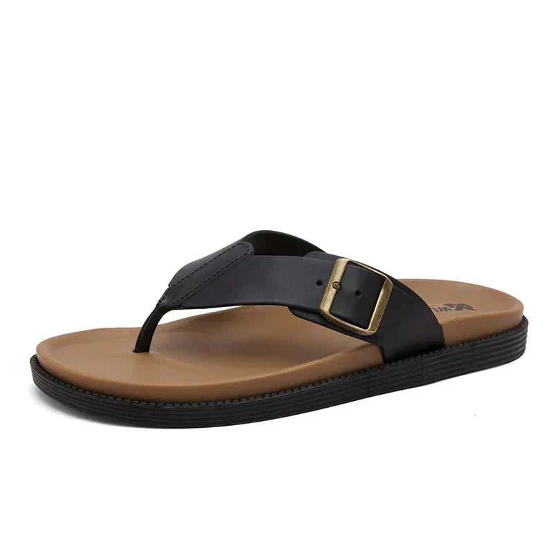 KROHN-E Damen Vegan Sandalen Gepolstert Verstellbar Nachhaltig