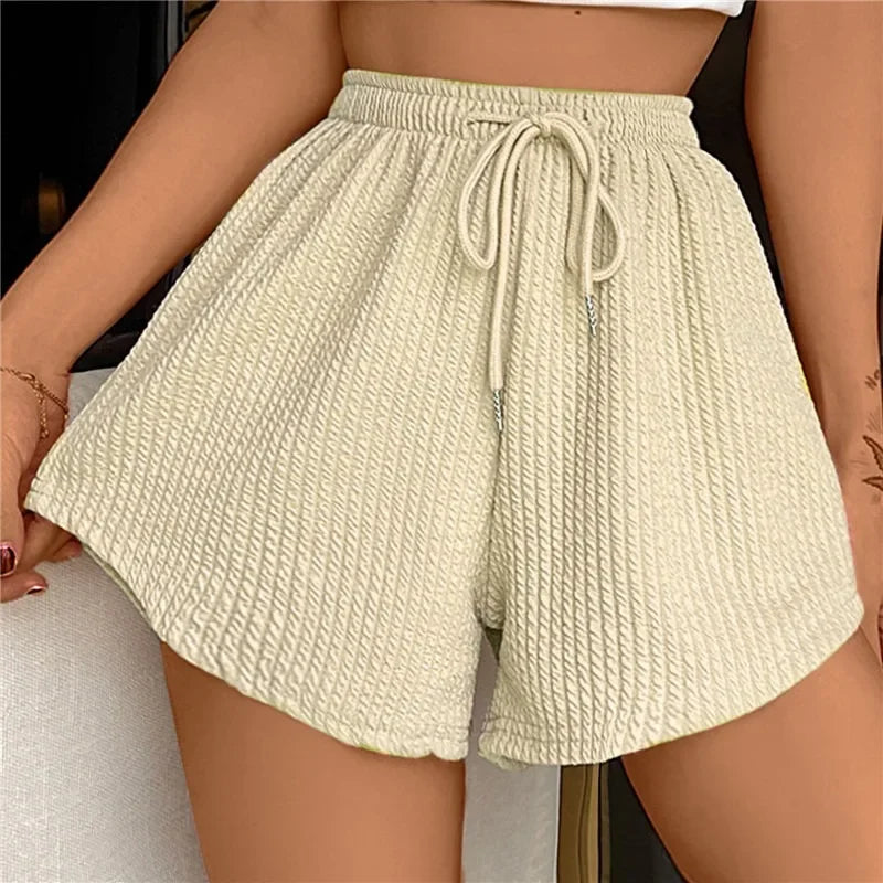 Elizabeth Wide-Leg Drawstring Shorts