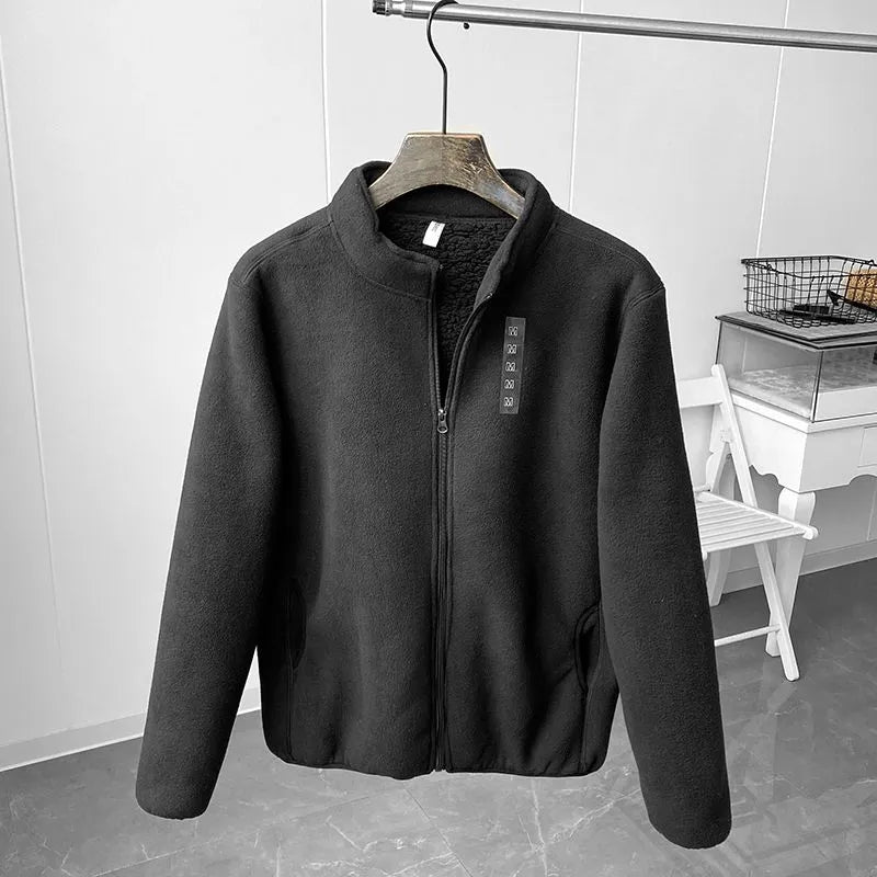 Krohn-e | Fleecejacke mit Stehkragen