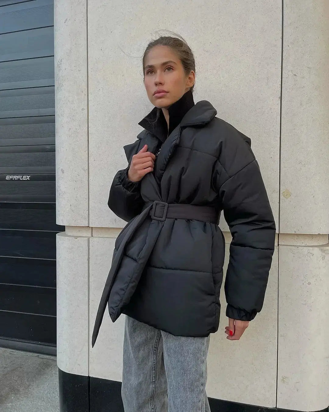Krohn-e | Pufferjacke mit Gürtel