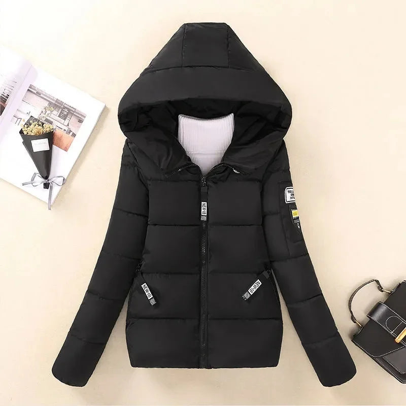 Krohn-e | Gefütterte Winterparka mit Kapuze Warme Jacke