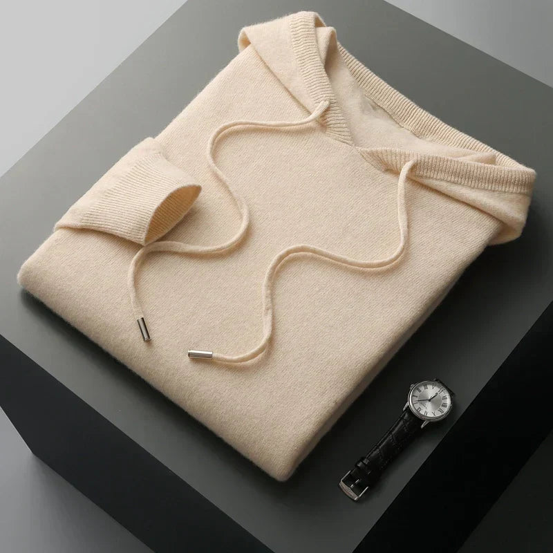Krohn-e | Hoodie Aus Wollmix Wolle Warm und Bequem