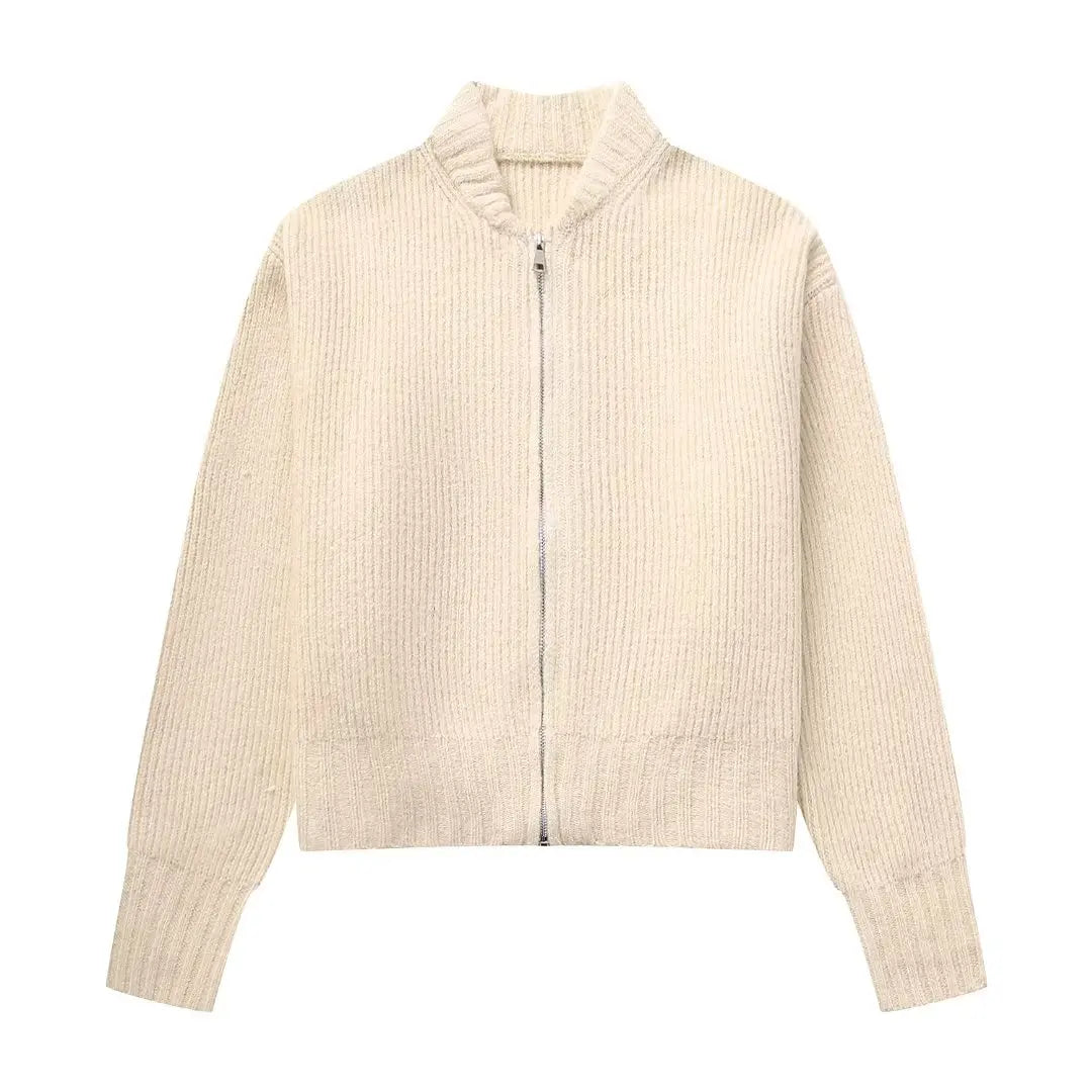 Krohn-e | Cardigan - Damen Herbst modischer Strick-Cardigan