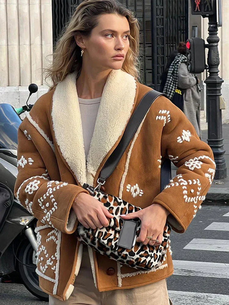 Krohn-e | Warme Jacke mit Revers