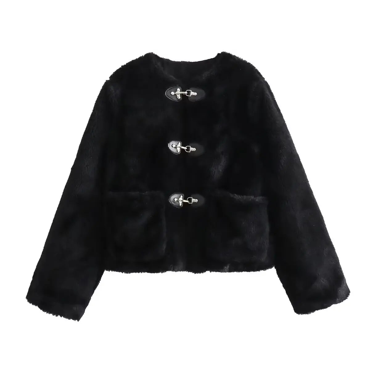 Krohn-e | Frühling-Fleecejacke mit O-Kragen