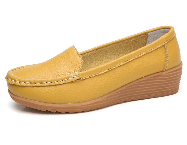 Damen-Slipper aus weichem Leder von Gisela®