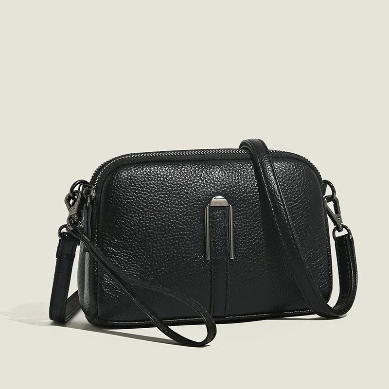 KROHN-E Damen Schultertasche Minimalist Design Strukturiert
