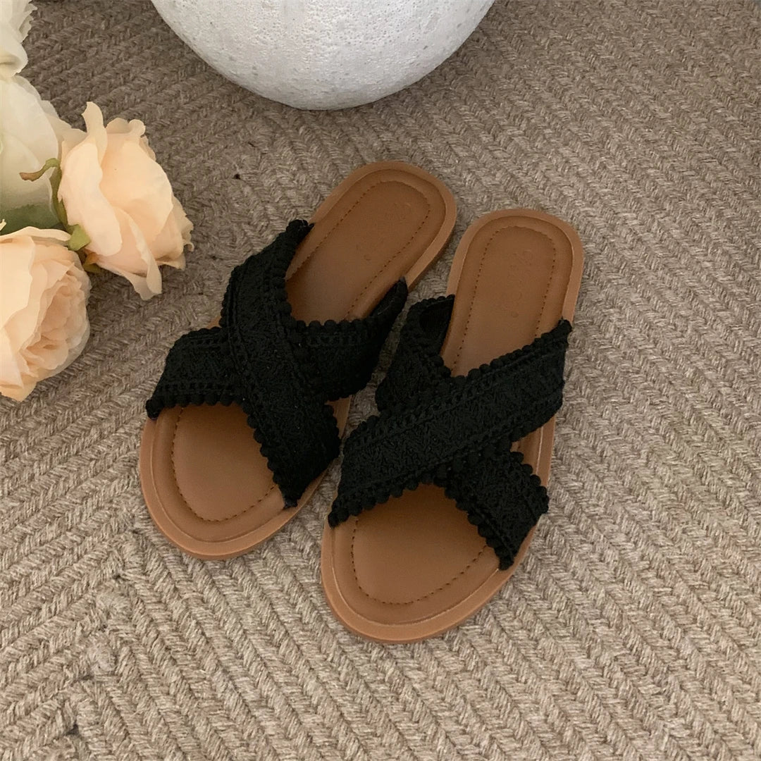 Rubie Sommer-Sandalen mit Kreuzriemen 2024