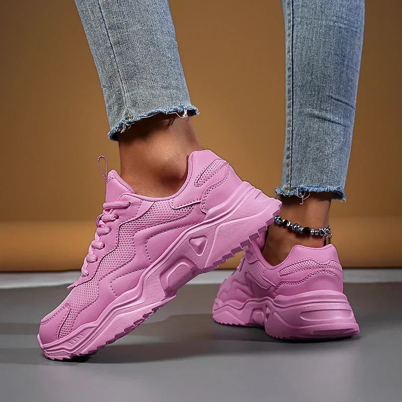 KROHN-E Damen Sneaker Atmungsaktiv Mesh Leichtgewicht Sport