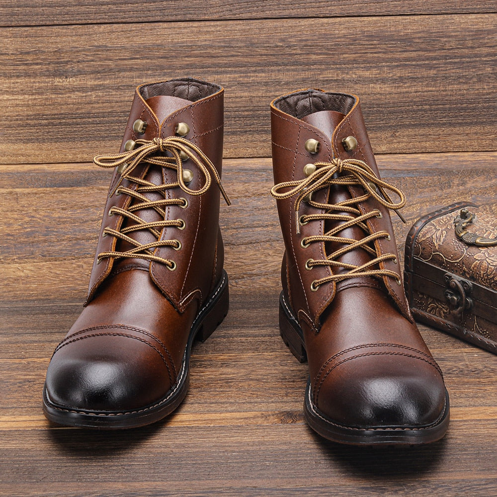 Krohn-e | Schuhe mit Absatz Aus Naturleder