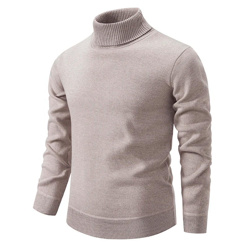 Hochwertiger Herren-Baumwollpullover mit Rollkragen - weich und angenehm zu tragen