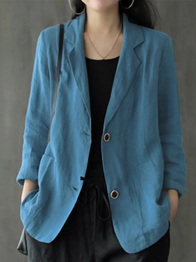 Krohn-e | Casual-Jacke mit Knöpfen für Damen