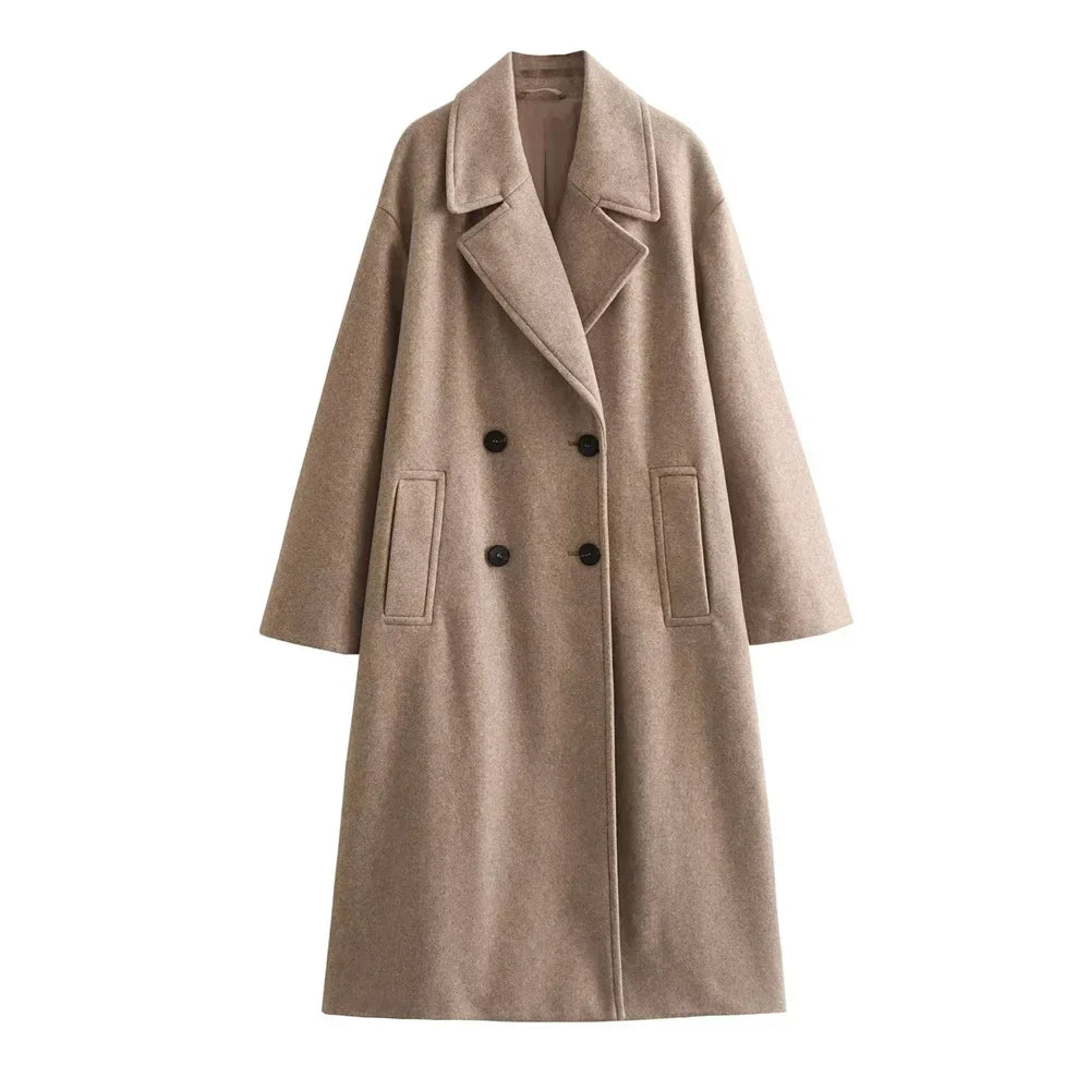 Langen, eleganten Damen-Wintermantel von Wileen