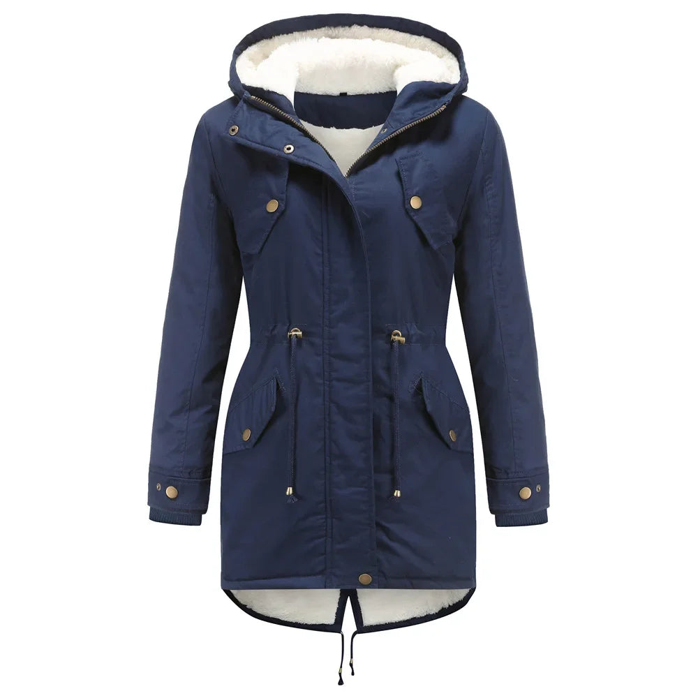 Lena Damen Winterparka: Flauschiges Fleecefutter, maximaler Wärmekomfort und Style