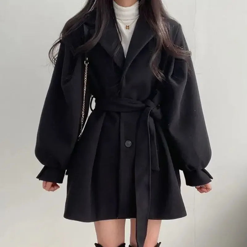Krohn-e | Eleganter Taillierter Trenchcoat für Frauen