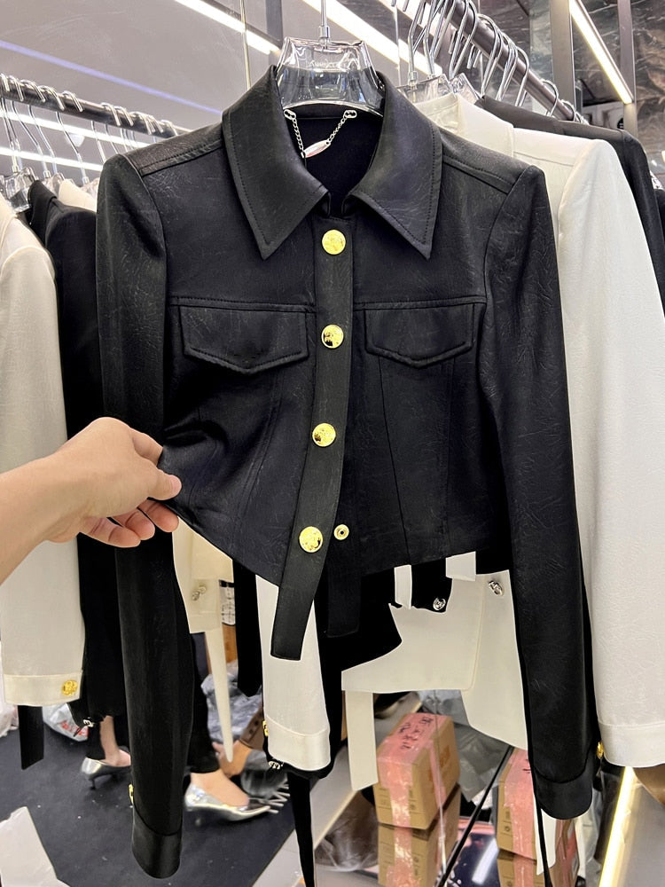 Krohn-e | Ich will keine Geheimnisse behalten Crop-Jacke
