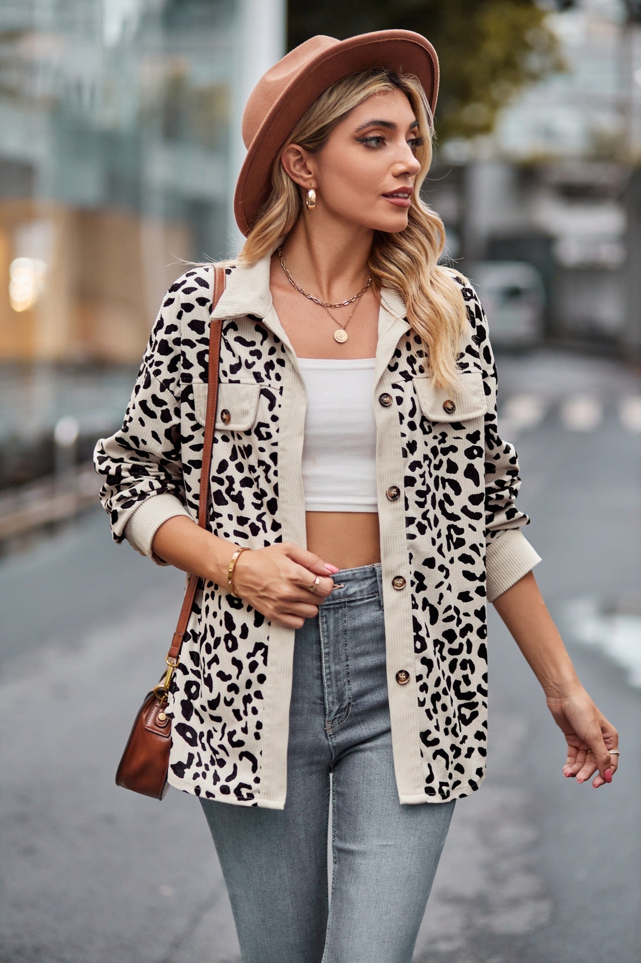 Peyton: Modische bedruckte Jacke