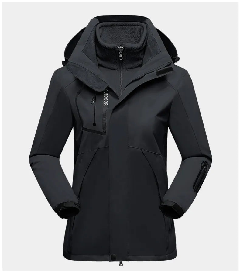 Krohn-e | 3-In-1 Outdoor Schutzjacke für Frauen