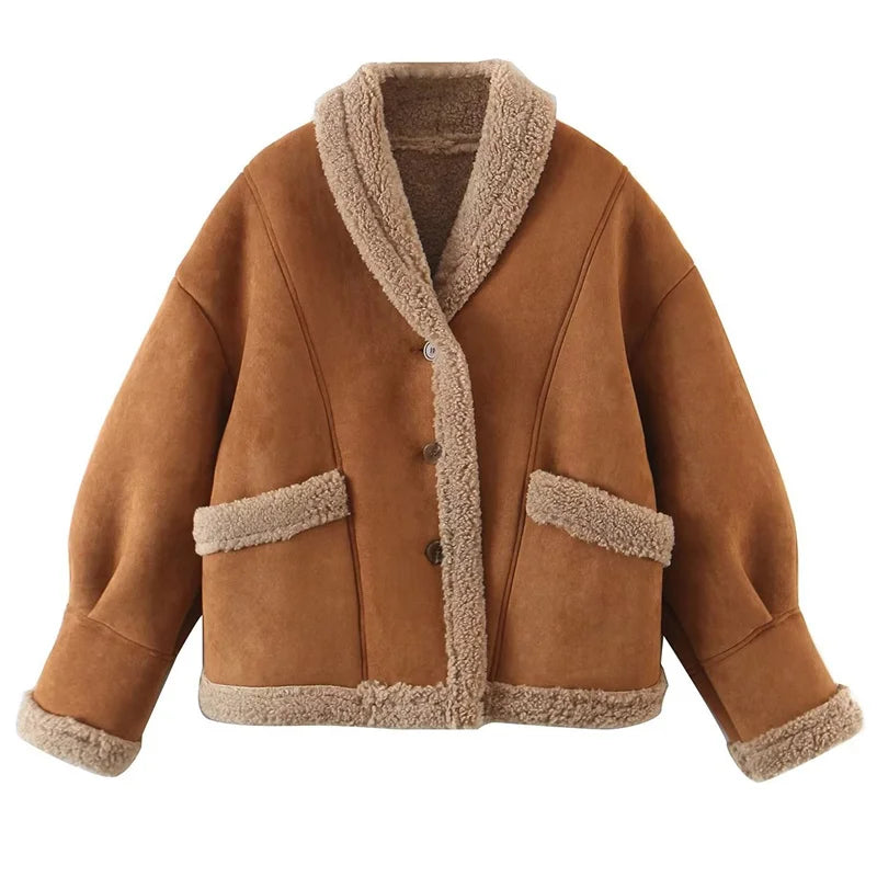 Krohn-e | Zeitlose Frauenjacke mit Manschetten - Krohn-e