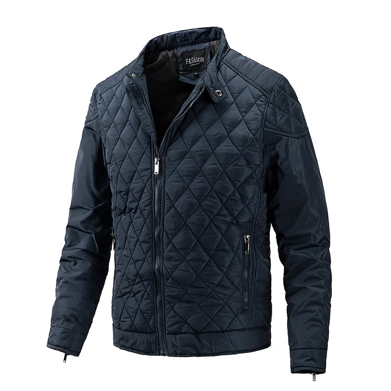 Herren Steppjacke mit warmem Stehkragen