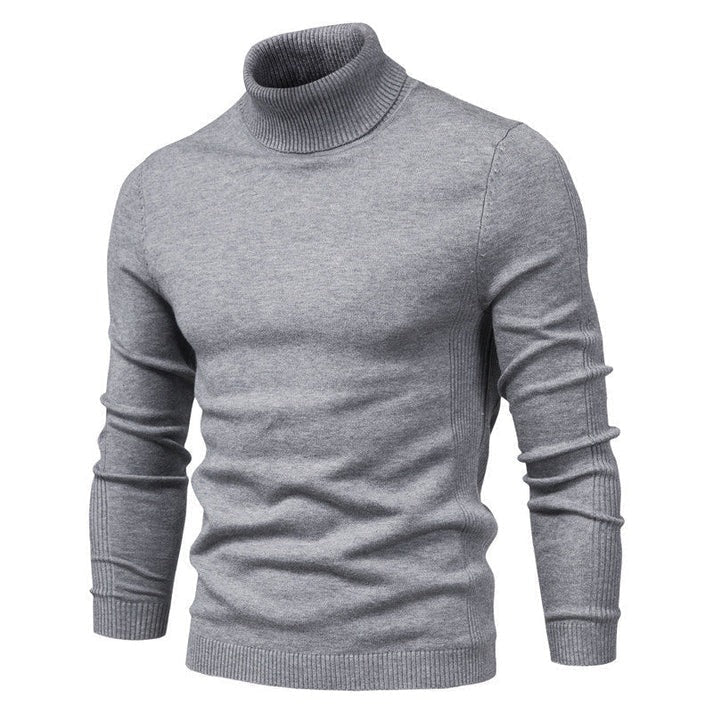 Krohn-e | Rollkragenpullover Wollmischung Stilvoll, Bequem