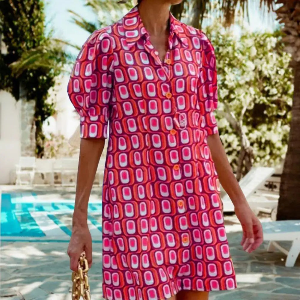Puffärmeliges Kleid Mia