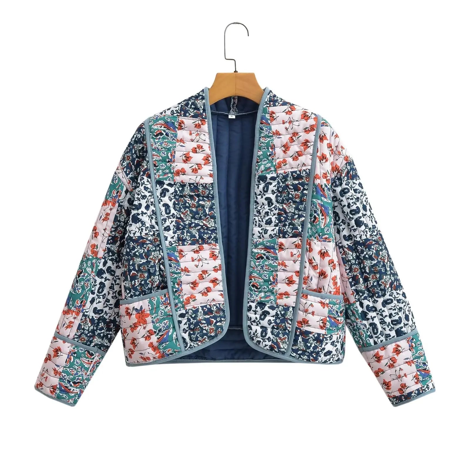 Krohn-e | Wintermantel mit Blumenmuster
