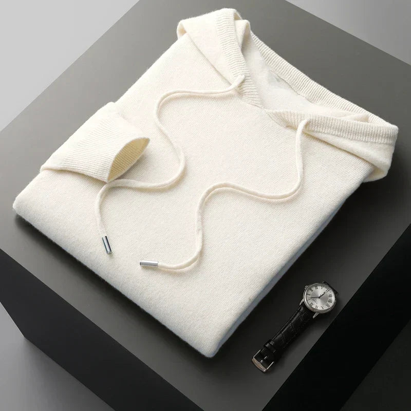 Krohn-e | Hoodie Aus Wollmix Wolle Warm und Bequem
