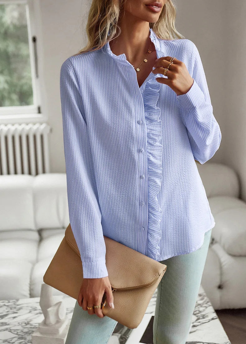 Bluse Shazia mit langen Ärmeln