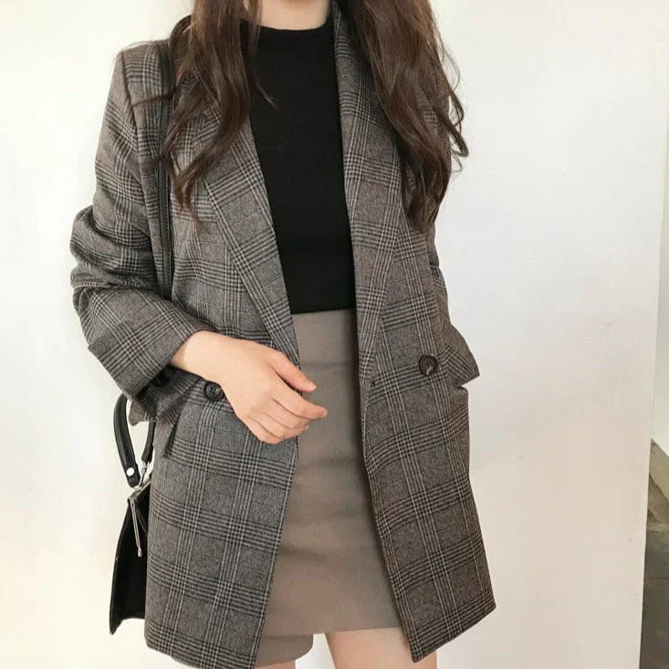 Krohn-e | Blazer mit Kariertem Sakko