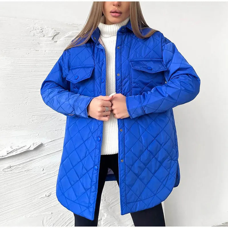Krohn-e | Klassische gesteppte Jacke mit Druckknöpfen