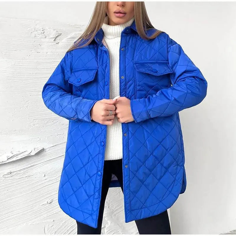 Krohn-e | Jacke Stilvoll Knopfverschluss, Geräumige Taschen Ideal für Den Herbst