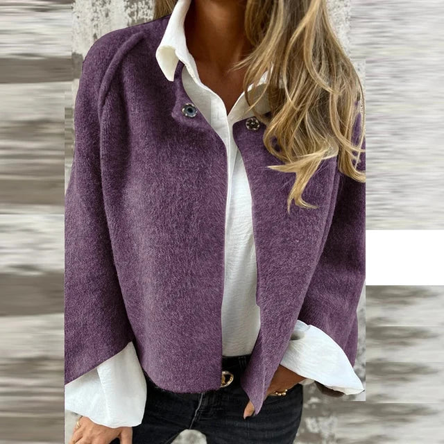 Krohn-e | Stilvolle Kurzjacke mit Knöpfen