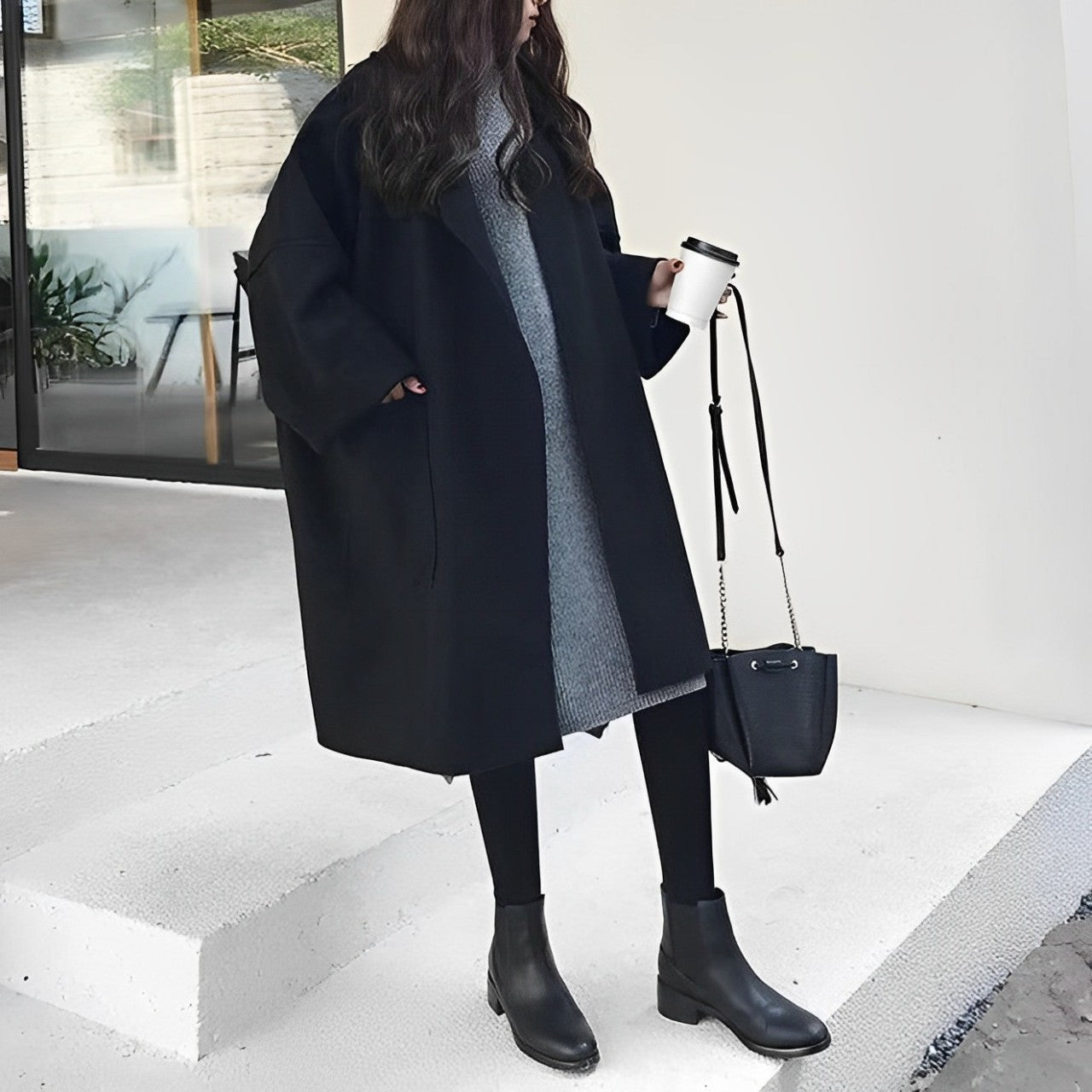 Eireen Mid-Length Oversized Coat