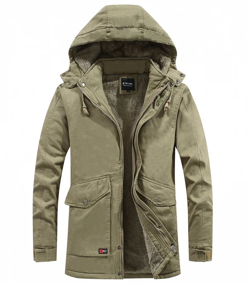 Herren Winterjacke mit Kapuze von Kristian