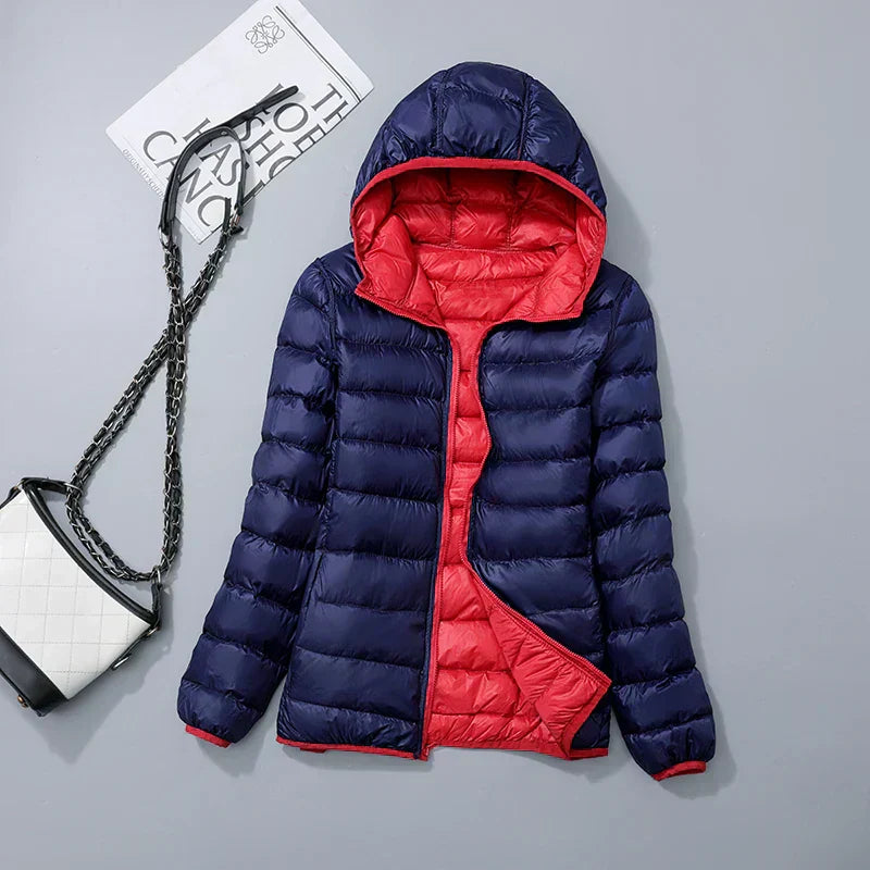 Krohn-e | Kapuzen Daunenjacke Spezielle Winter