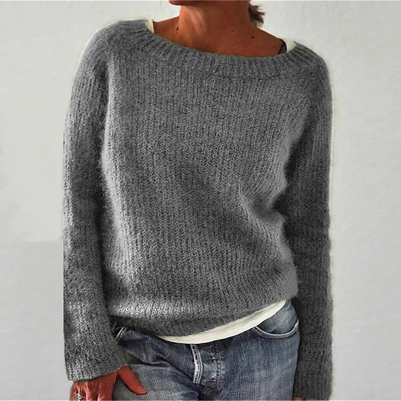 Krohn-e | Loser Strickboot Hals Pullover