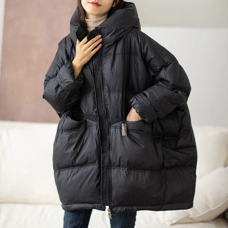 Krohn-e | Winter Oversized Daunen Kapuzenjacke