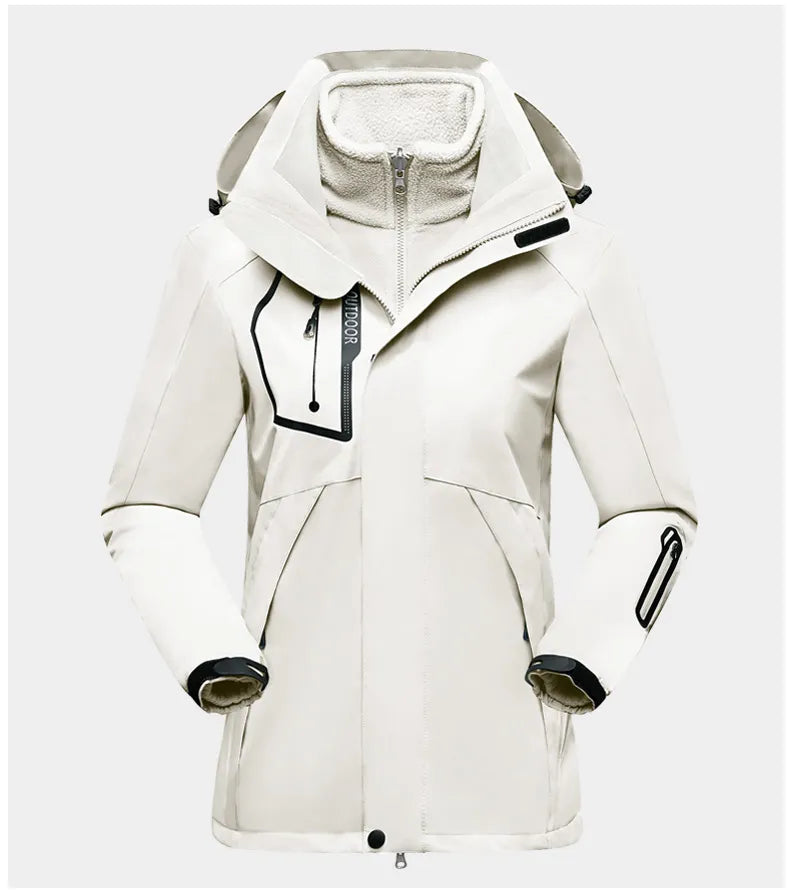 Krohn-e | 3-In-1 Outdoor Schutzjacke für Frauen
