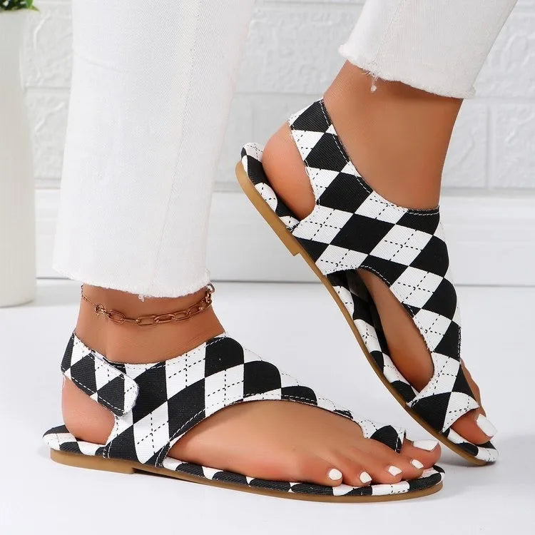 KROHN-E Damen Casual-Sandalen Verstellbare Riemen Strapazierfähige Sohle