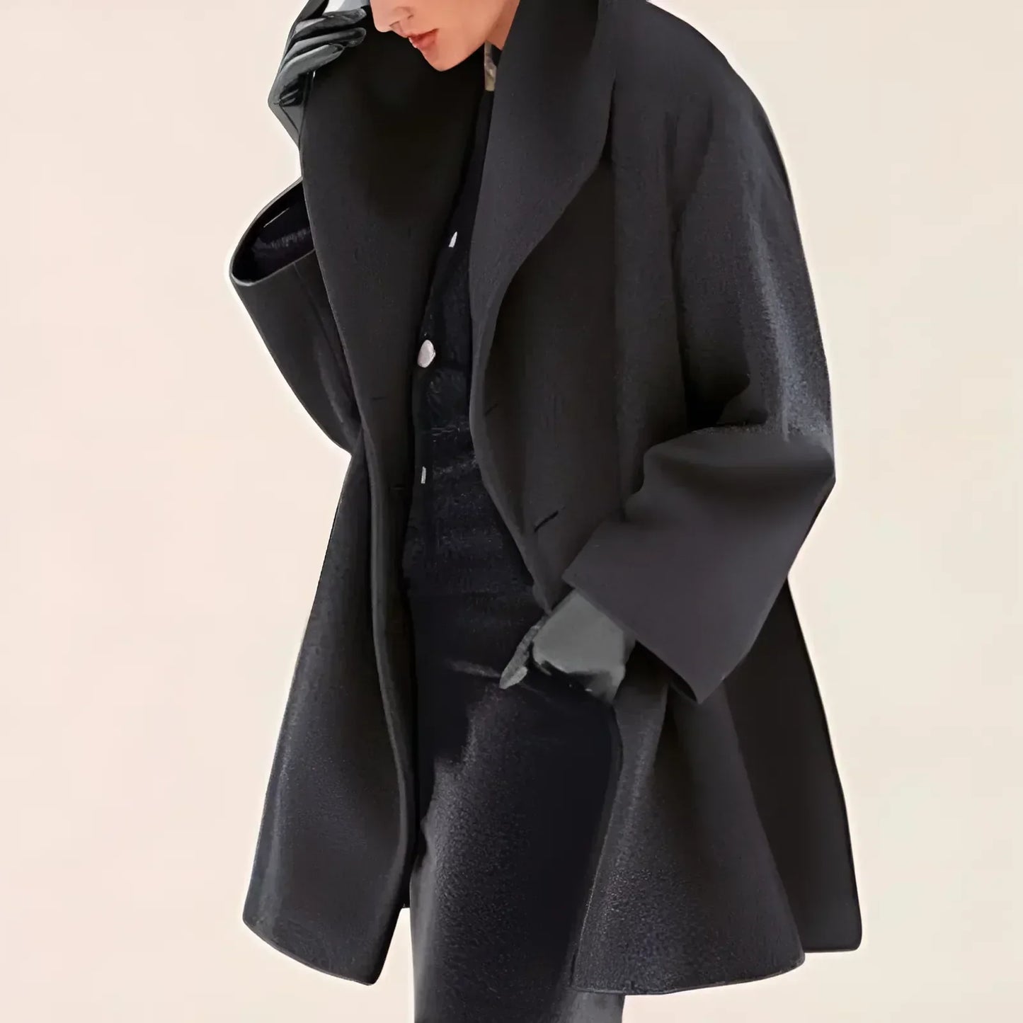 Krohn-e | Klassischer Trenchcoat mit Gürtel für Frauen