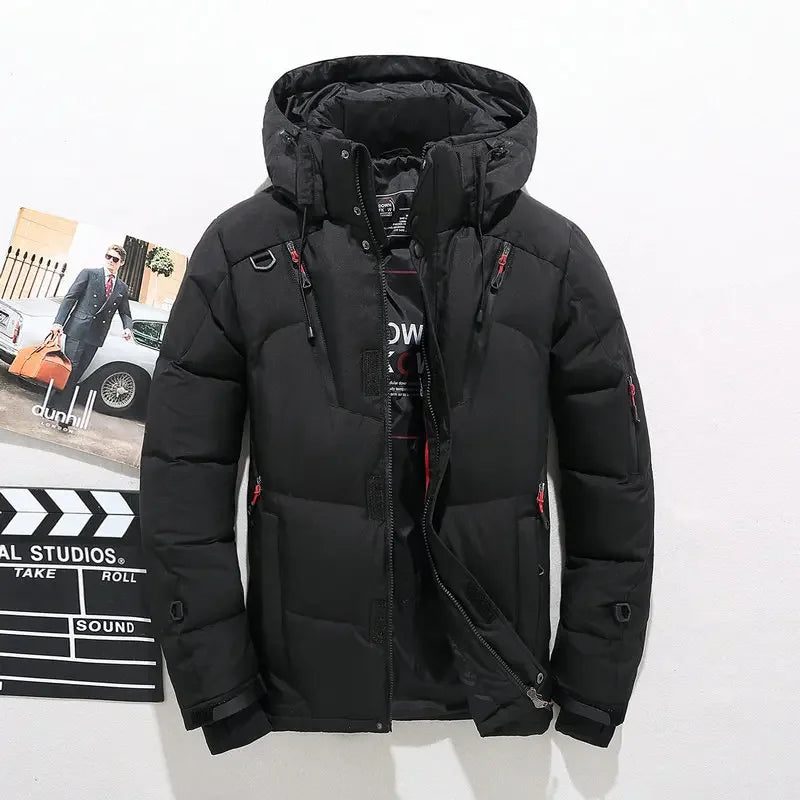 Bradley Men's Hooded Winter Down Jacket