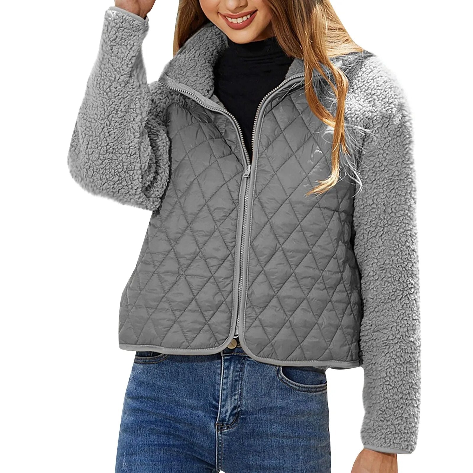 Kymber Damen-Bomberjacke mit Reißverschluss