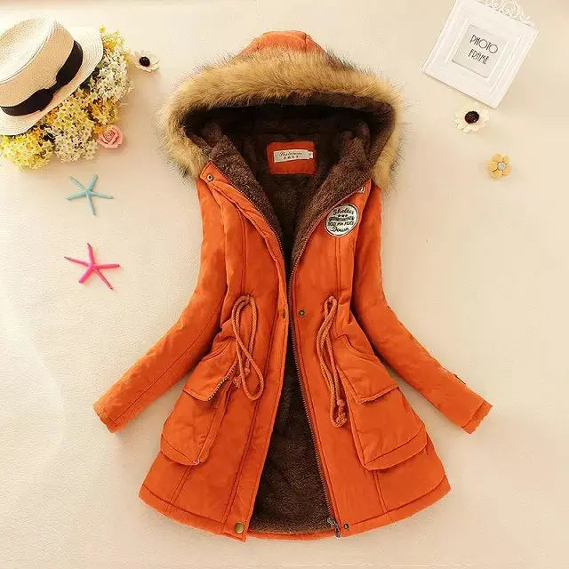 Krohn-e | Gepolsterte Baumwolle Herbst Winter Jacke Slim Fit
