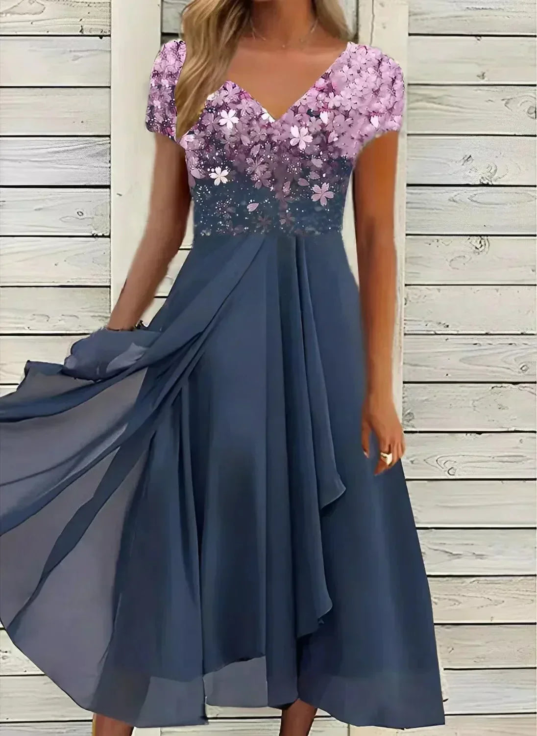 Festliches Chiffonkleid für Damen
